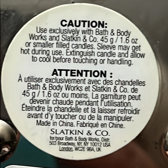 Slatkin & Co votive candle holder - Picture 4 of 4